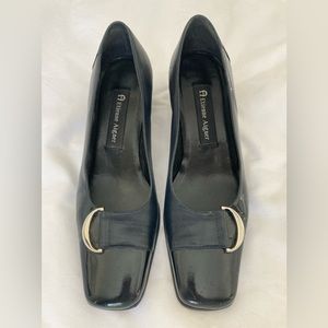 Etienne Aigner Navy Dress Heals 6.5